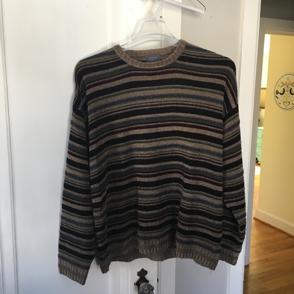 Mercer Street Studio muted colors striped sweater - Picture 2 of 5